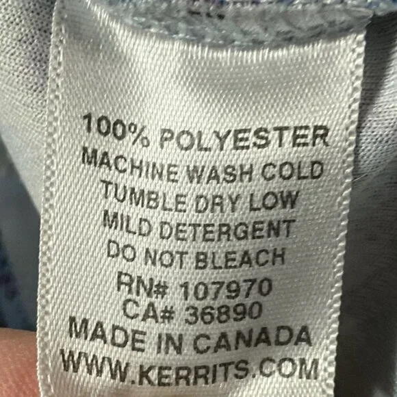 Kerrits Ice Fil Riding Tank Top Large Quarter Zip Purple - Picture 8 of 8